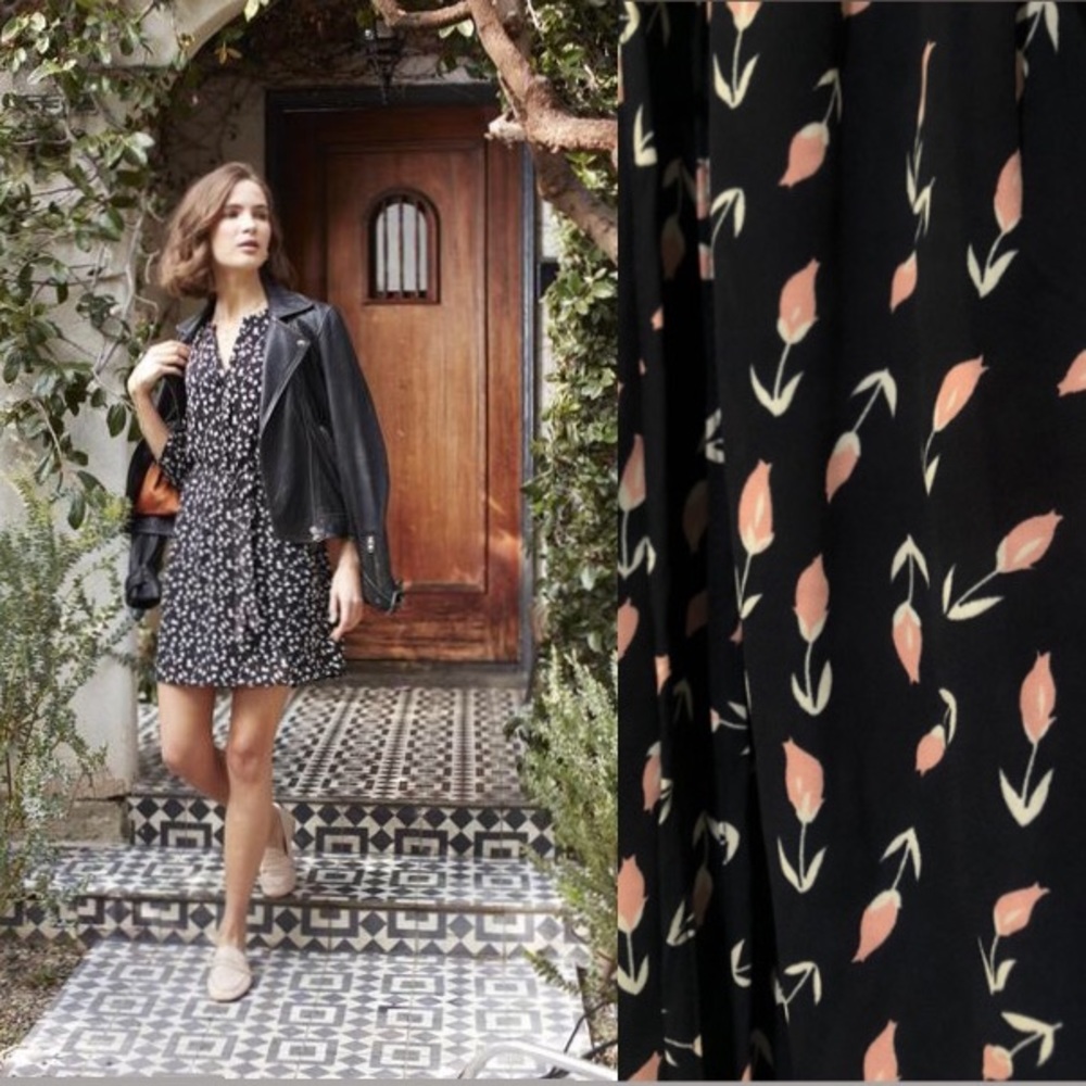 NORDSTROM Dress With Tulips By Daniel Rainn - Picture 2 of 10